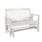 Highwood Usa 4ft Lehigh Gliding Bench Outdoor Furniture for Patio, Backyard, Garden AD-GLBENLH2-WHE - alternate 1